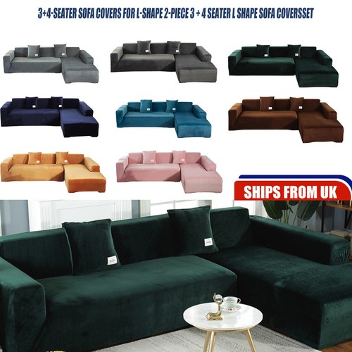 Sofa covers for - l, shape