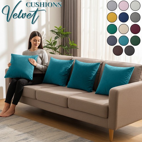 Velvet cushion covers - cushion, or
