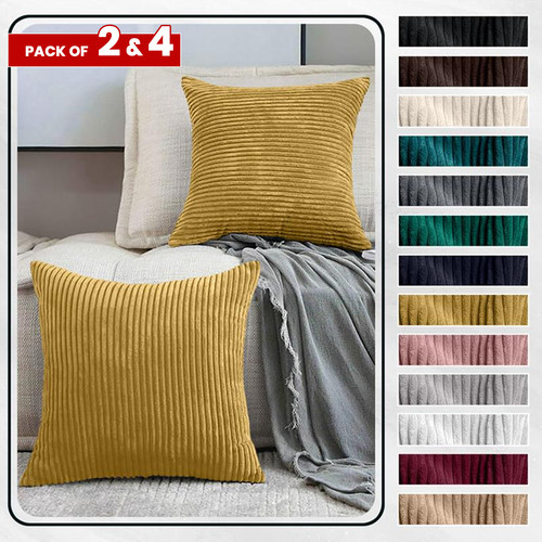 Crushed velvet filled cushions - velvet,