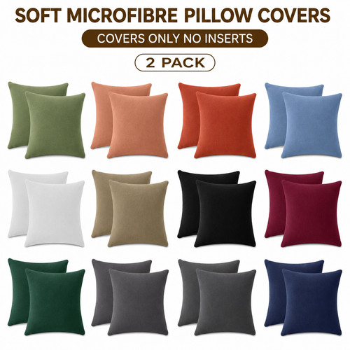 Pack soft cushion covers - 2,4,