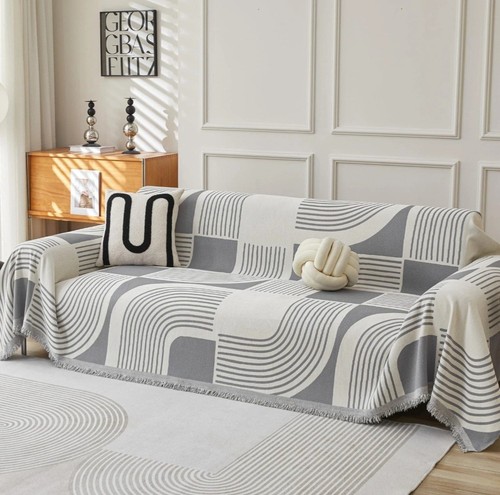 Boho couch cover - cover, sofa