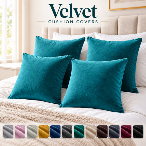Velvet cushion covers - velvet, pack