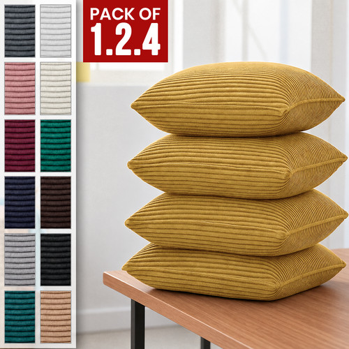 Corduroy cord velvet cushion - corduroy,