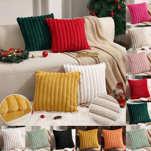 Faux fur striped plush - fur,