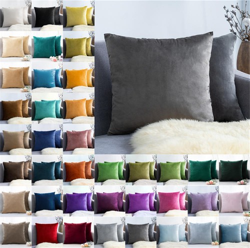 Plush velvet cushion - velvet, cover