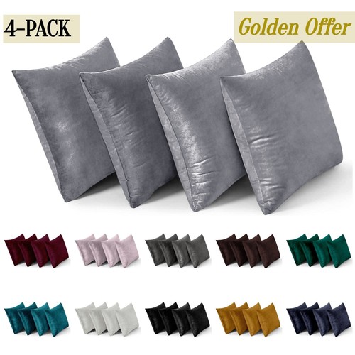 Pack plush velvet cushion - of,