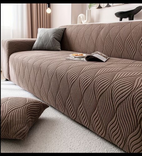 Plush sofa cover seater - sofa,