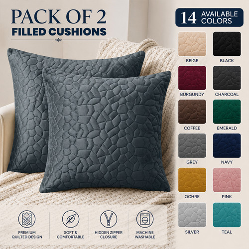 Cushion covers 18x18 - cushion, filled
