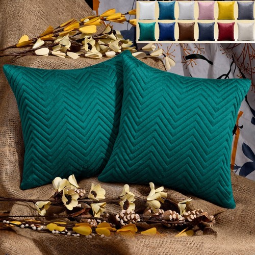 Embroidered velvet cushion - embroidered,
