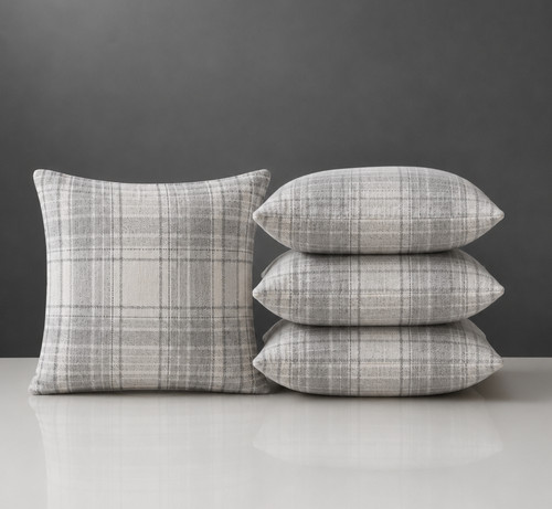 Set grey tartan check - -,