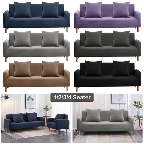 Velvet elastic stretch sofa - velvet,