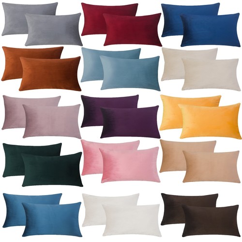 Plain velvet cushions - plain,