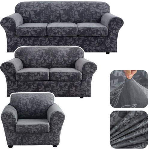 Stretch couch slip cover with - slip,